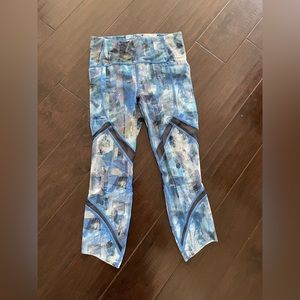 lululemon multi colored leggings size 4